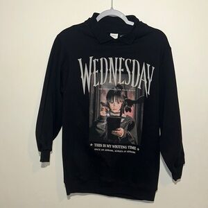 Zara Black Graphic with Wednesday Design